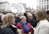 La alcaldesa de Cartagena en apoyo a los regantes y contra el trasvase Tajo-Segura en Madrid