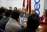 La alcaldesa con el Comité Ejecutivo de COEC