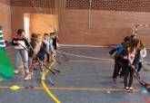 Hockey en Línea en el CEIP Virginia Pérez de El Algar, programa ADE