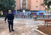 Obras de remodelecin de la Plaza Antonio Oliver