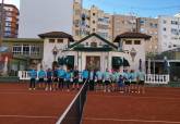 Jornada de convivencia entre la Escuela Municipal de Tenis y el Club Tenis Cartagena