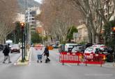 Se están haciendo cortes de tráfico preventivos tanto en la calle Juan Fernández como en Príncipe de Asturias