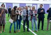 Inauguracin de los renovados campos de ftbol del Mundial 82