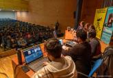 Encuentro Premio Hache telemtico con Daniel Hernndez Chambers desde el colegio San Vicente de Pal