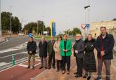 Visita a las obras finalizadas del carril bici de acceso a la UCAM