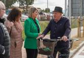 Visita a las obras finalizadas del carril bici de acceso a la UCAM