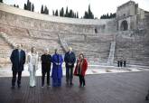 Visita de Ferran Adri al Teatro Romano