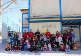 Actividad con escolares y el Jimbee CT Ftbol Sala