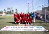 Homenaje a la categora femenina de la Liga comarcal de ftbol base por el Da Internacional de la Mujer