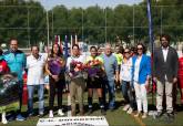 Homenaje a la categora femenina de la Liga comarcal de ftbol base por el Da Internacional de la Mujer