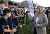 Inauguracin del campo de ftbol 11 de Los Belones incluido en el Plan Csped