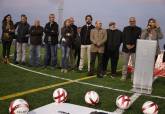 Inauguracin del campo de ftbol 11 de Los Belones incluido en el Plan Csped