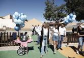 Visita al nuevo parque infantil de La Aljorra