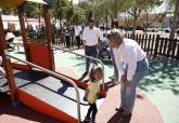 Visita al nuevo parque infantil de La Aljorra