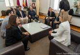Reunin de la alcaldesa con presidenta de la UCAM