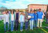 Inauguracin del campo de ftbol renovado en Santa Luca