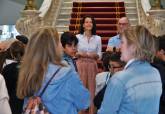 Visita de alumnos de Primaria de Canarias, Lugo y Badajoz al Palacio Consistorial