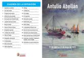 Díptico de la exposición de Antulio Abellán