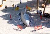 La rplica a escala real del prototipo del submarino de Isaac Peral, que ya se instal en el centro de Madrid, est en la plaza Juan XXIII con motivo de Mucho Ms Mayo y La Noche de los Museos