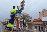 Nuevo sistema Pasblue en semforos de La Manga.