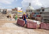 Visita de la alcaldesa a las obras del Molinete