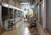 Obras en el interior del Mercado Gisbert