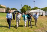 La alcaldesa de Cartagena ha realizado una visita previa a las instalaciones del Rock Imperium acompaada por el director del festival, el secretario general de la Consejera de Presidencia y Cultura, concejales del Ayuntamiento y patrocinadores