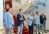 Recepcin de la alcaldesa a los participantes en el Congreso Nacional de Peas de Ftbol