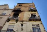 Incendio en una vivienda en la calle San Cristóbal Larga