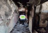 Incendio en una vivienda en la calle San Cristóbal Larga