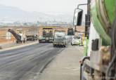 Inicio de las obras de reparación de la carretera de La Aljorra