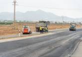 Inicio de las obras de reparación de la carretera de La Aljorra