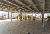 Visita obras de Cuarentaytrs, nuevo espacio gastronmico en el puerto de Cartagena.