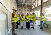 Visita obras de Cuarentaytrs, nuevo espacio gastronmico en el puerto de Cartagena.