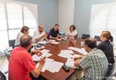 Reunión constitución de la comisión mixta de seguimiento del convenio entre el Ayuntamiento y la entidad de Conservación del Polígono de Santa Ana