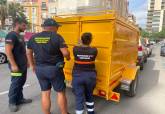 Reparto de agua en los colegios electorales para mitigar el calor