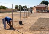 Inicio trabajos en el CEIP Mediterráneo de La Manga para nuevo edificio muliusos.