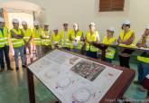 La alcaldesa de Cartagena visita la tercera fase de las excavaciones del Anfiteatro Romano