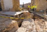 La alcaldesa de Cartagena visita la tercera fase de las excavaciones del Anfiteatro Romano