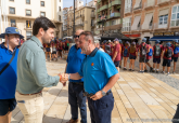 Recepción voluntarios de la OJE en el Ayuntamiento de Cartagena