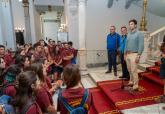 Recepción voluntarios de la OJE en el Ayuntamiento de Cartagena
