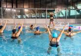 Piscina Palacio Deportes Cartagena natacin aquagym.