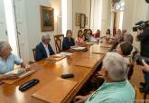 Imgenes de la reunin de la Red de coordinacin Sociosanitariade Cartagena