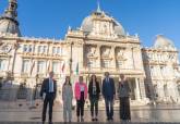Visita de la alcaldesa de Almera a la ciudad de Cartagena.