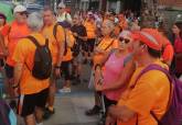 Marcha solidaria de los mayores al Arco de la Amalia en La Algameca Chica.