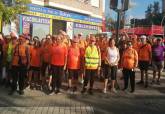 Marcha solidaria de los mayores al Arco de la Amalia en La Algameca Chica.