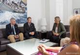 Visita del director general de la Academia de Ciencias y Artes Militares, Manfredo Monforte.