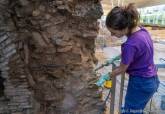 El Ayuntamiento realiza labores de conservacin en las termas del barrio del Foro Romano en El Molinete