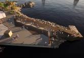 Recreacin de la bocana de Cabo de Palos