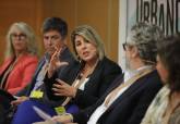 La alcaldesa, Noelia Arroyo, en el II Foro Urbano de Espaa